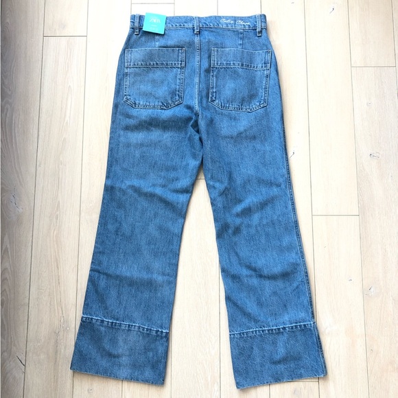 NWT Zara x Harry Lambert Cutie Chaos Flare Jeans Size 31 - Picture 9 of 14